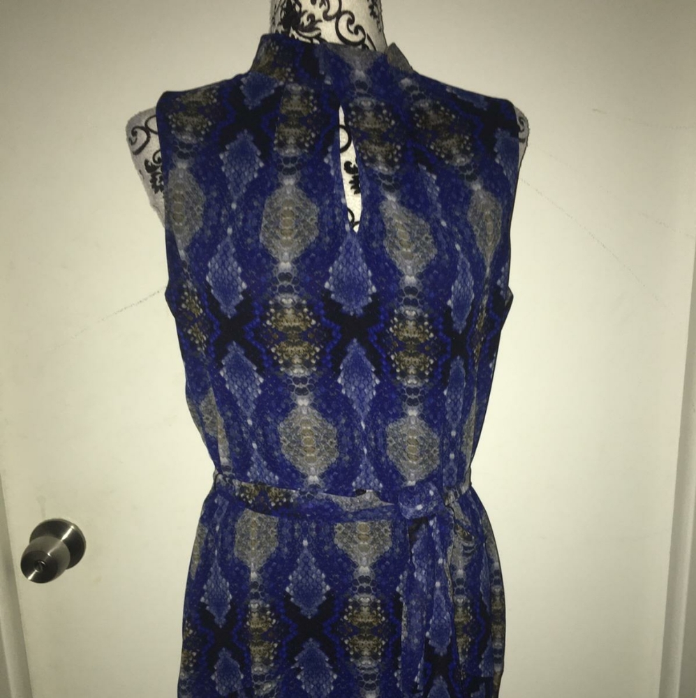 Calvin Klein   Snake skin print dress